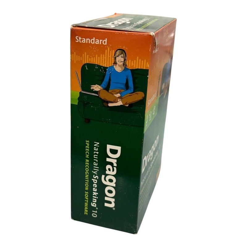 Nuance Dragon NaturallySpeaking 10 Standard Speech Recognition Software DVD Set gallery