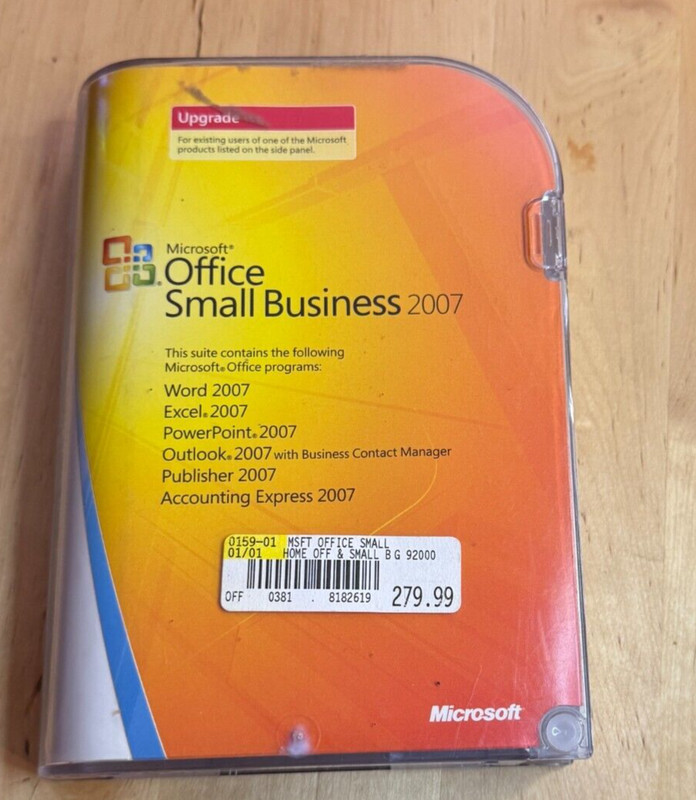 Microsoft Office Small Business 2007 Upgrade in Original Case includes Key Code gallery