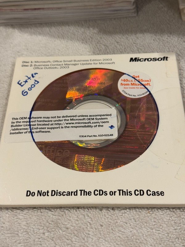 Microsoft Office Small Business Edition 2003 with Business Contact Manager