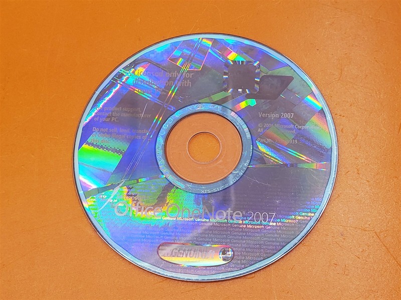 ⭐️⭐️⭐️⭐️⭐️ Microsoft Office One Note 2007 Disc Only