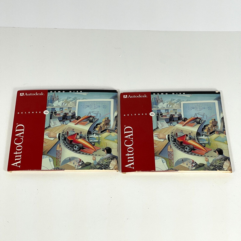 1994 Autodesk AutoCAD Release 13 Demo Disks, Training Guide, Exercise Disks gallery