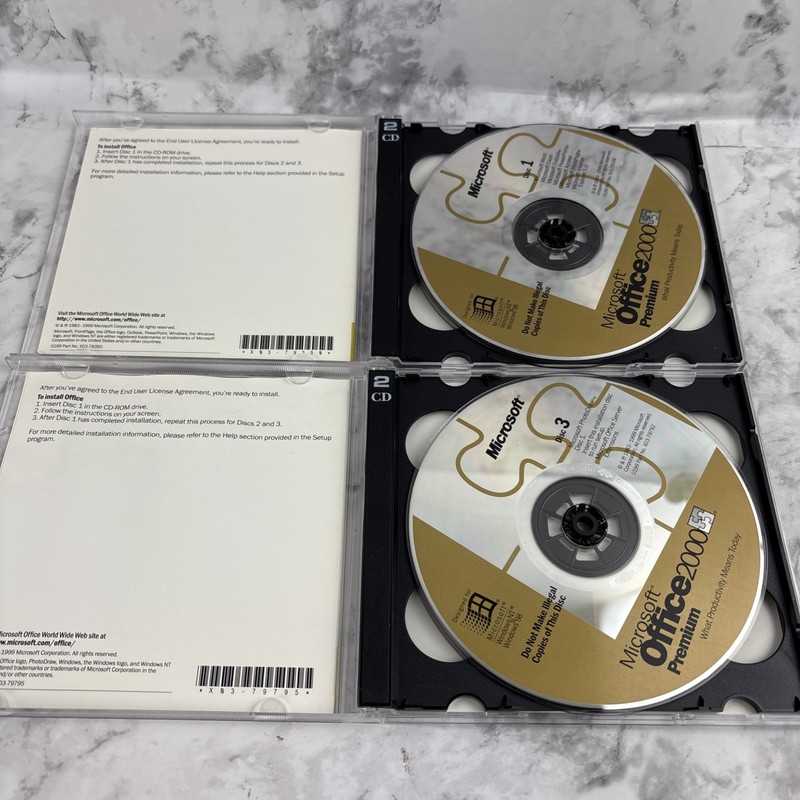 Microsoft Office 2000 Premium 4 CDs Set With Keys gallery