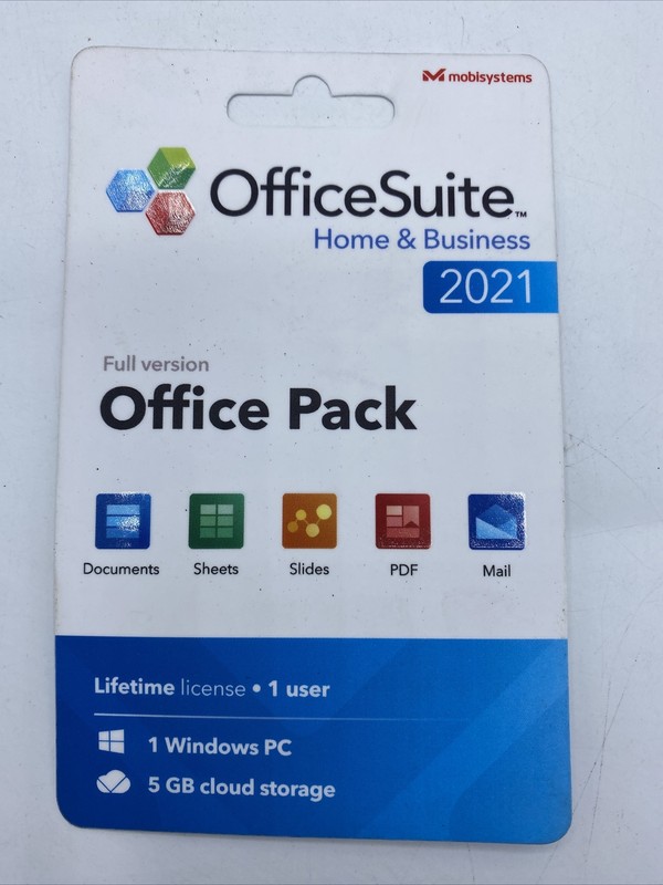 OfficeSuite Home & Business 2021 | Lifetime License | Compatible with Word,