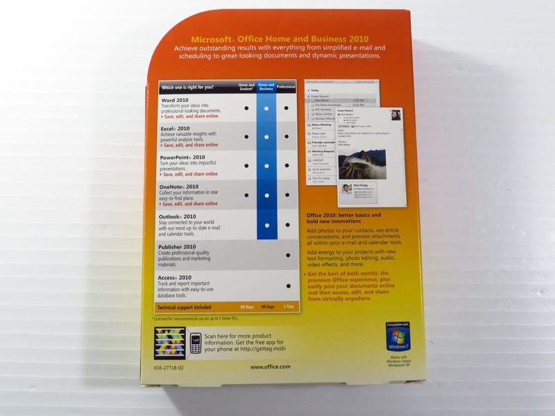 Microsoft Office 2010 Home and Business For 2 PCs Full Retail English Version gallery