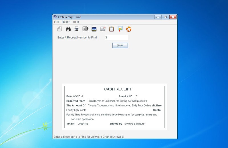 Cash Receipt Software Management App Generator Maker Billing Invoice AT SOFT02 gallery