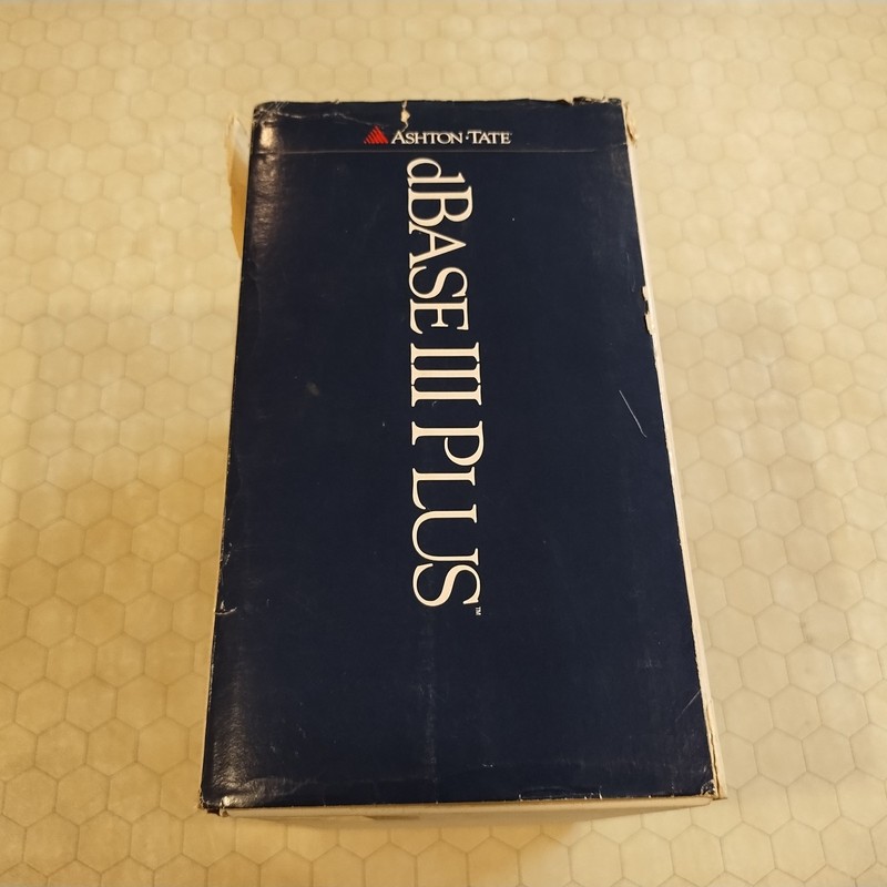 dBase III Plus, Ashton-Tate, 3.5" disks, original box/manuals, database, 1987! gallery