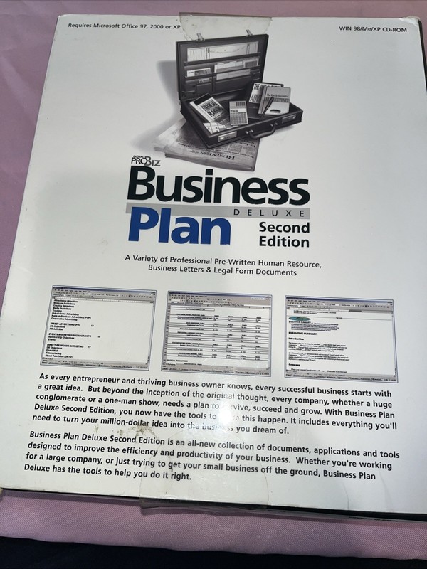 ProBiz Business Plan 2nd Edition PC Entrepreneur Document Templates Tools SEALED gallery
