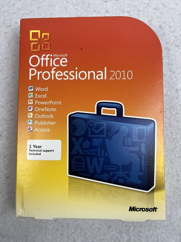 Microsoft Office 2010 Professional For 2 PCs Full English Retail Box Version