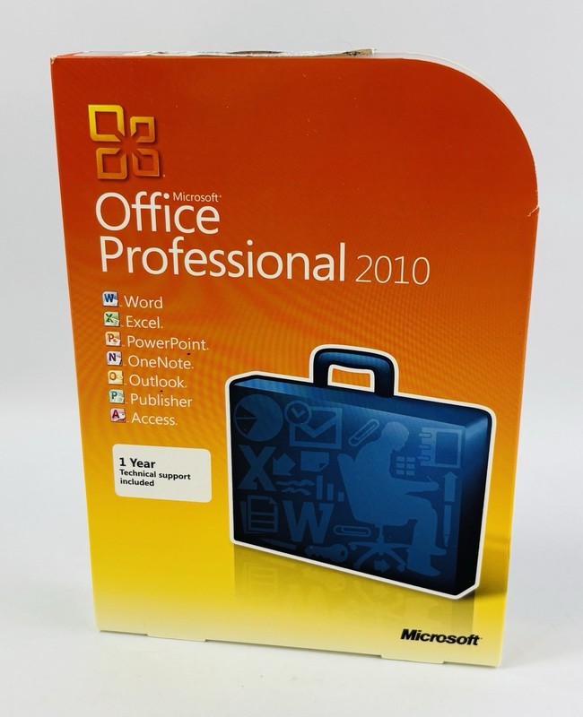 Microsoft Office Professional 2010 Full Retail Box w/ Key & DVD Service Pack 1 gallery