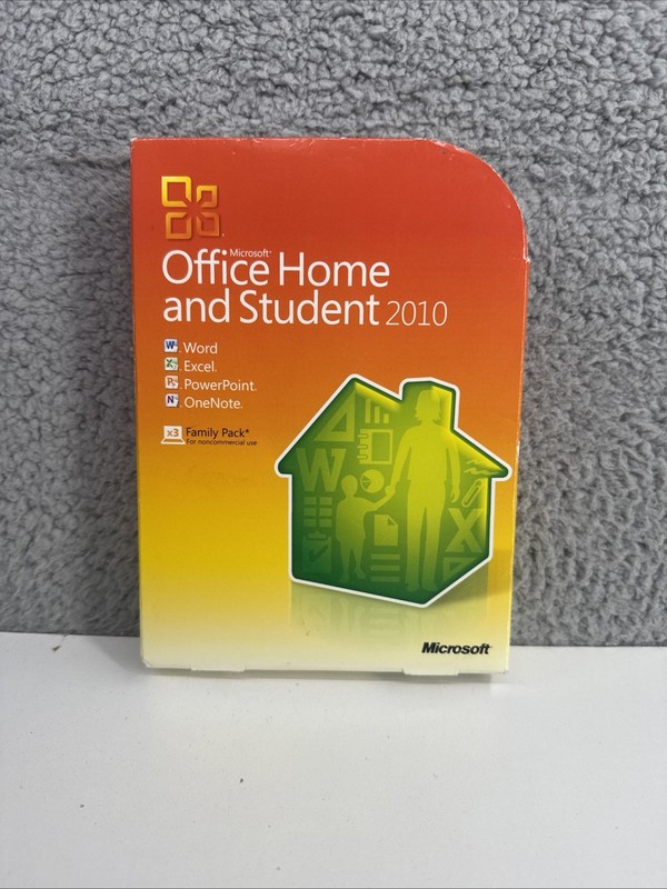 Microsoft Office Home and Student 2010 Software for Windows w/ Product Key