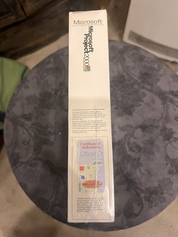 Microsoft Project 2000_For Windows Sealed In Box. I DONT KNOW IF ITS STILL VALID gallery