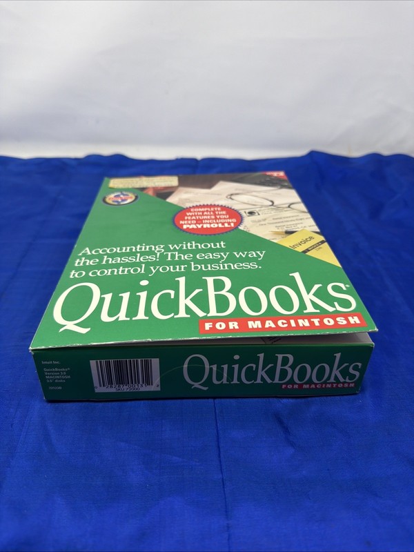 QuickBooks for Macintosh Version 3.0 Floppy Disk Vintage Accounting Software gallery