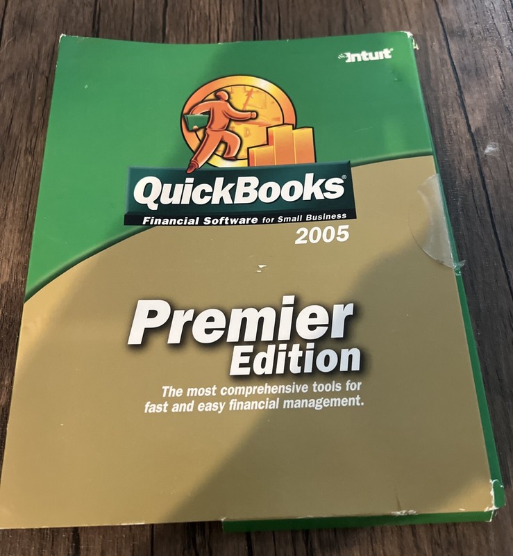 Intuit QuickBooks Premier Edition 2005 Windows 98/XP COMPLETE