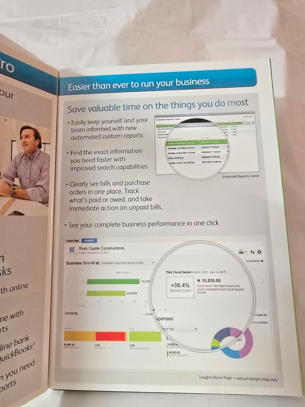 Quickbooks Pro 2017 Desktop For Windows Intuit Full US/English Retail Version gallery