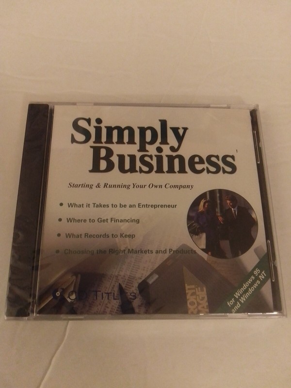 CD Titles Simply Business Starting & Running Your Own Company CD-ROM For Windows