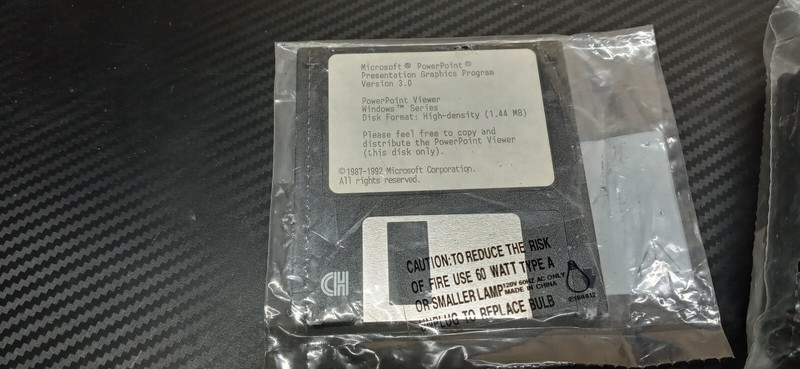 NEW Microsoft 3.5 Floppy Disks Powerpoint 3.0 / 2x Excel 5.0 New 1987-93 gallery