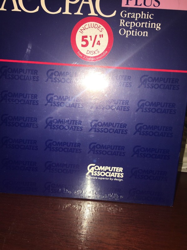 Accpac Plus Accounting Companion Product. GRAPHIC REPORTING OPTION. Shrink Wrap