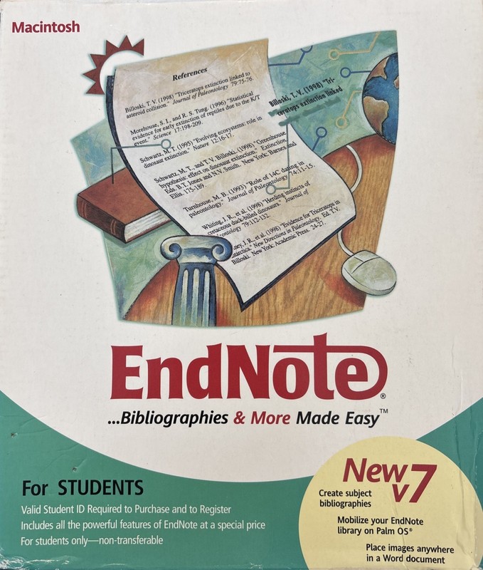 ISI Thomson Scientific EndNote 7 - for Mac Plus Serial Number