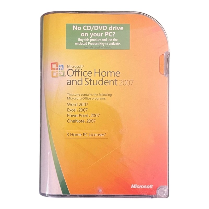 Microsoft Office 2007 Home and Student with Product Key Excel Word PowerPoint