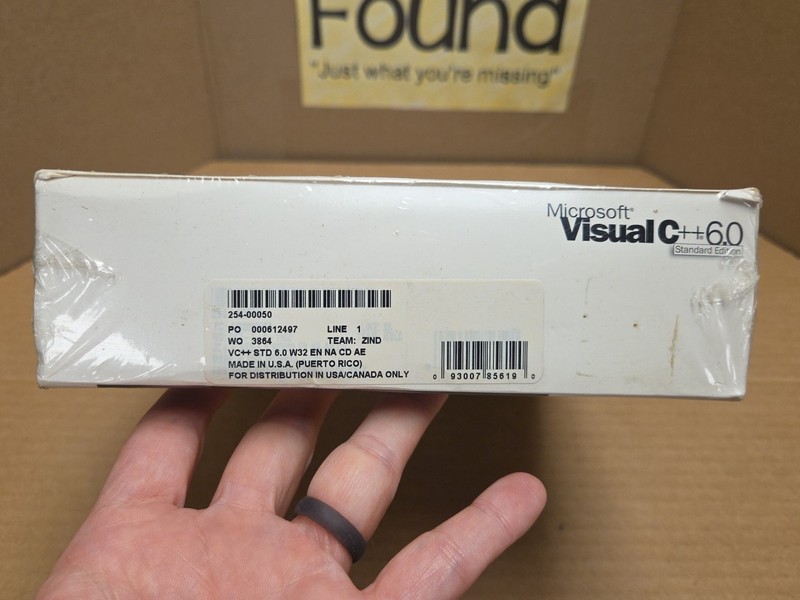 Microsoft Visual C++ 6.0 Standard Edition - SEALED NIP gallery