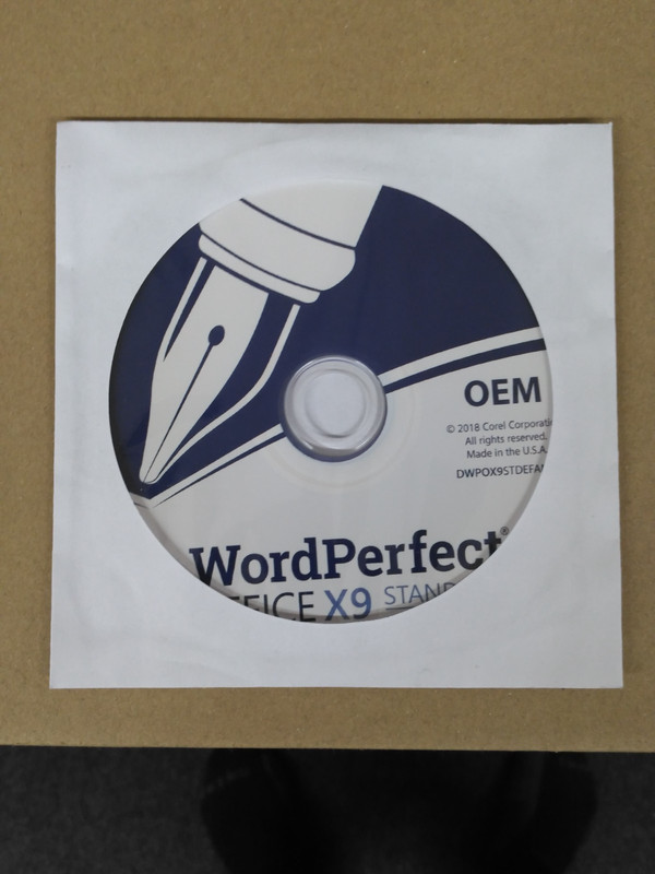 Corel WordPerfect Office X9 Standard OEM Windows 10 & 11