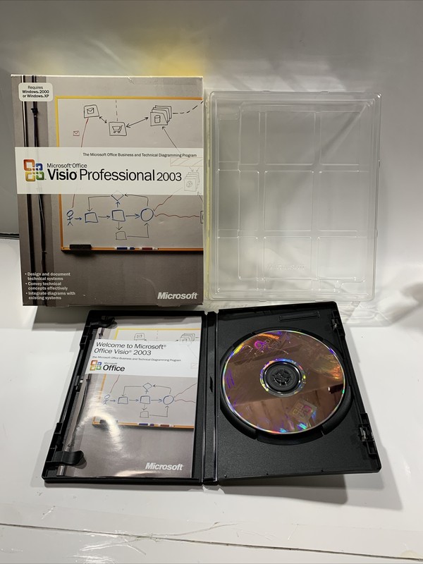 Microsoft Visio Professional 2003 (D87-01532) Used gallery