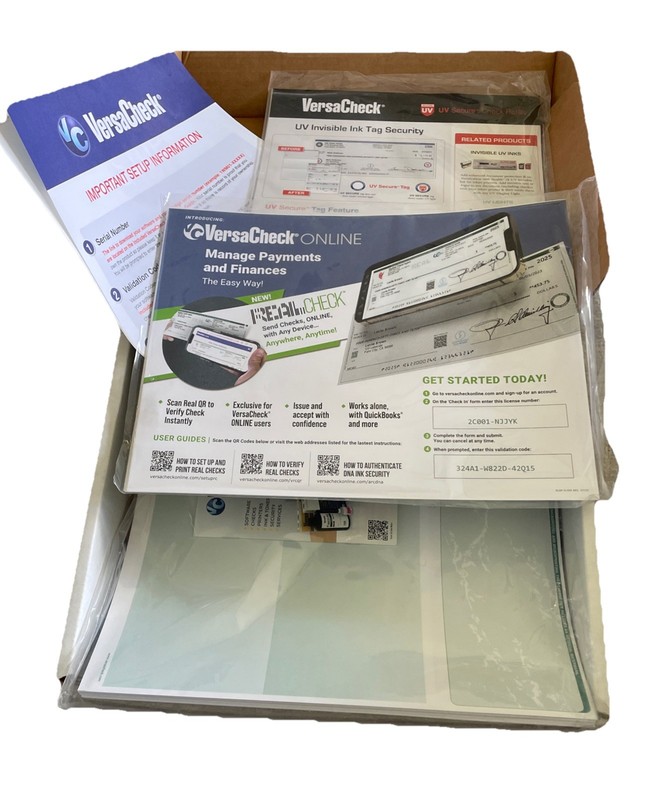 VersaCheck X9 2025 for Quickbooks 5 Users + VersaCheck ONLINE Gold 1yr Sub gallery