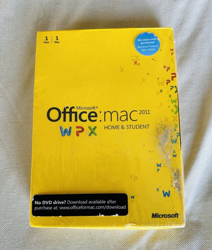 Microsoft Office for Mac 2011 Home & Student – Brand New Sealed Software