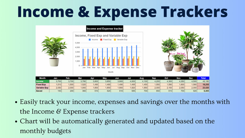 Family Budget Sheets for MS Excel with StartKit. Easy to Use gallery
