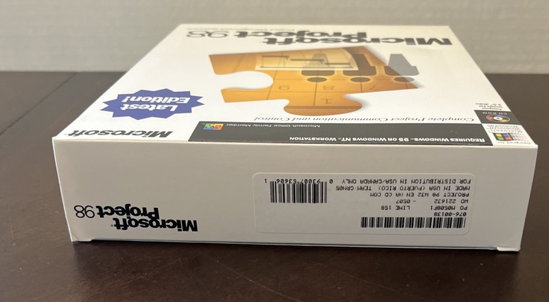 Microsoft Project 98 Latest Edition Project Management Software Windows 95 Or NT gallery
