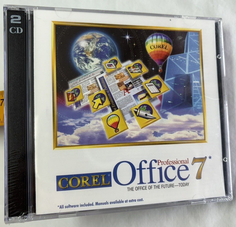 Corel Office Professional 7 CD in Jewel Case Brand New Sealed