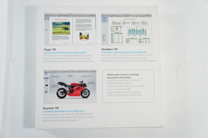 Apple iWork '09 Retail V9.0.3 - Full Version for Mac MB942Z/A gallery