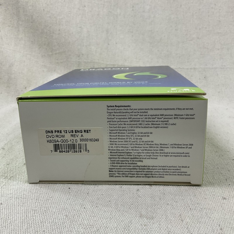 Nuance Dragon NaturallySpeaking 12 Premium Speech Recognition Software DVD gallery