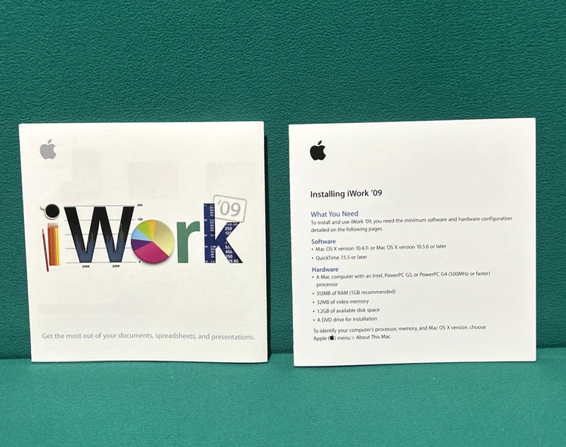 Apple iWork 09 Family Pack for Mac Pages Numbers Keynote Complete gallery