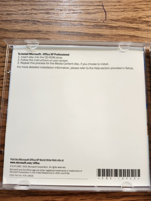 Microsoft Office XP Professional, Version 2002, 2 Discs Vintage Software gallery