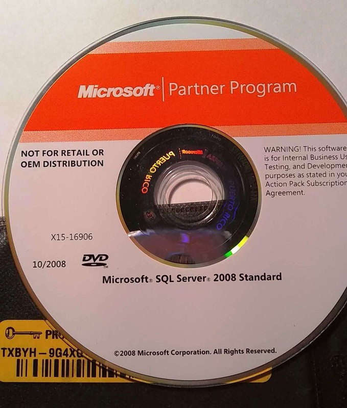 Microsoft SQL Server 2008 Standard Edition w/ 3 Keys License for 3 PCs gallery