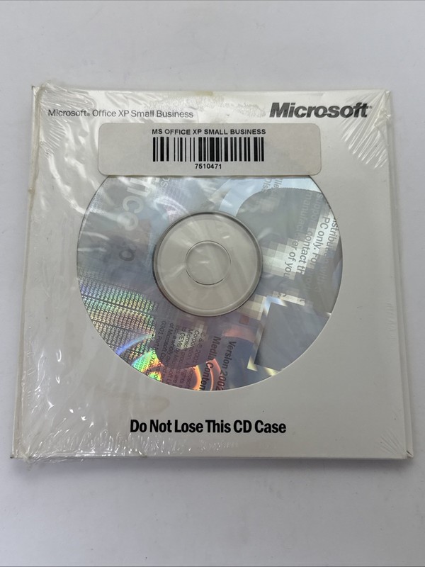 Microsoft Office XP Small Business NOT FOR WINDOWS 10 OR 11 CHECK COMPATIBILITY