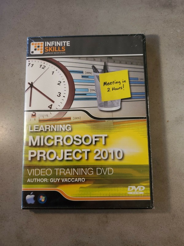 Learning Microsoft Project 2010 Video Training DVD ROM, Infinite, Guy Vaccaro