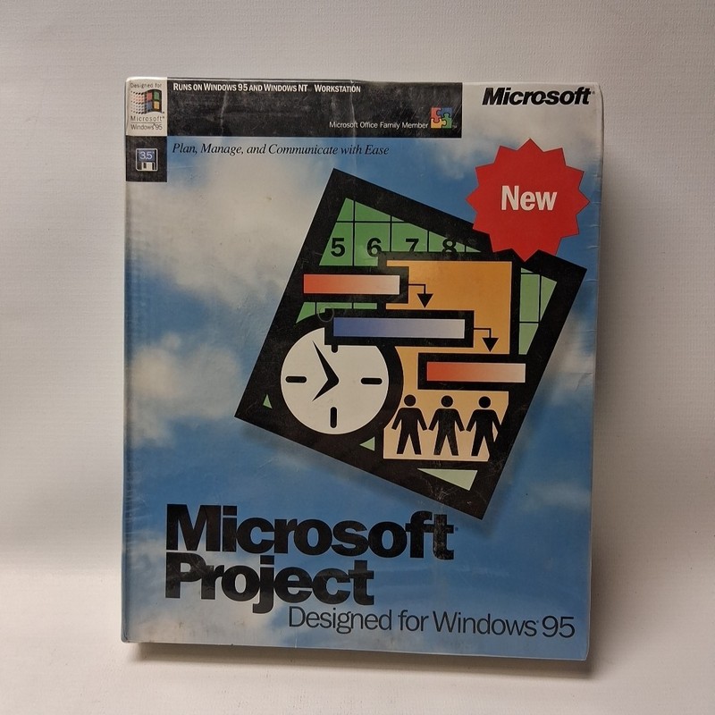 Microsoft Project 4.1 Designed for Windows 95 Sealed