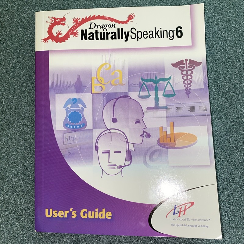 Dragon Naturally Speaking 6 User Guild Instruction Booklet Only