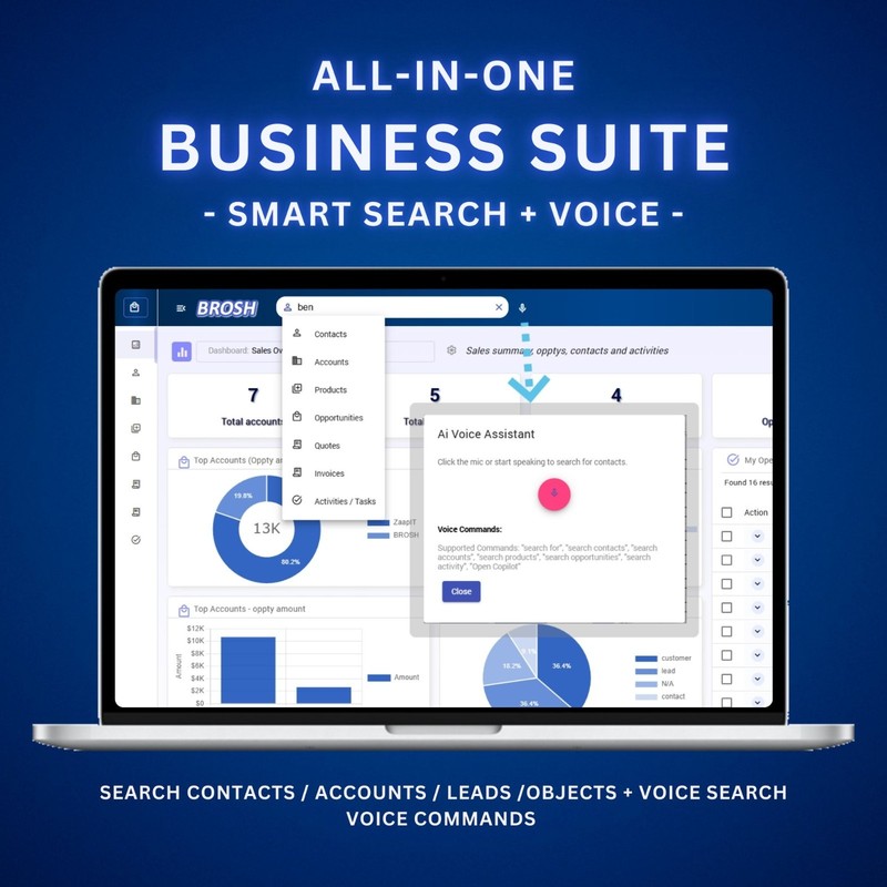 BROSH CRM - the #1 unified sales and marketing automation platform for SMB! gallery