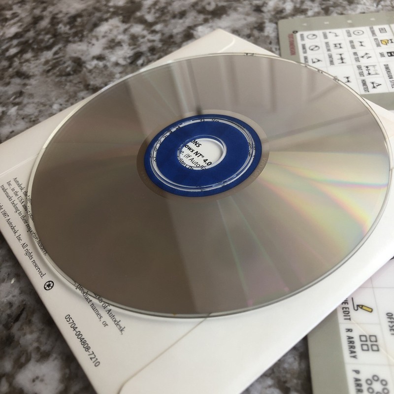 Autodesk AutoCAD LT 97 PC Vintage Software CD ROM Box & Learning Assistance Vtg gallery