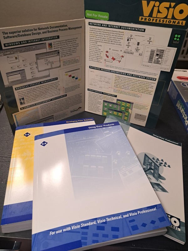 Visio Professional 5.0 Software Instruction User Manuals Academic Version VTG gallery