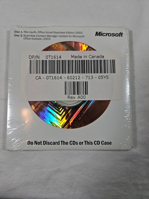 Microsoft Office 2003 Small Business Edition With BCM & Key NEW SEALED