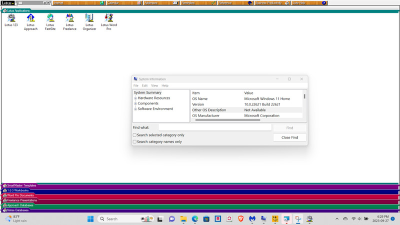 IBM LOTUS SMARTSUITE 9.7 Organizer Approach Word Pro 1-2-3 Windows XP 7 8 10 11 gallery
