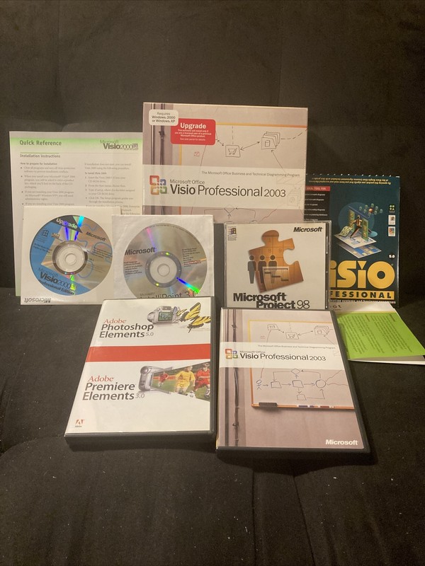 Microsoft Office Visio Professional 2003 in Original Box