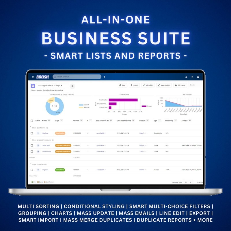 BROSH CRM - the #1 unified sales and marketing automation platform for SMB! gallery