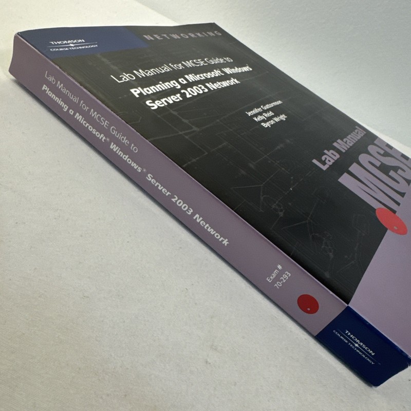 McSe Lab Manual Exam #70-293 Planning A Microsoft Windows Server 2003 Network gallery