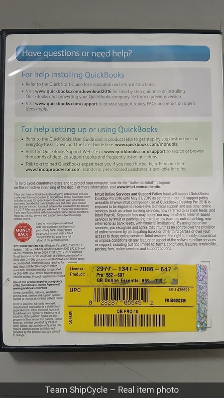 QUICKBOOKS Desktop Pro 2016 Windows Accounting Retail NO SUBSCRIPT10N TE G2U gallery
