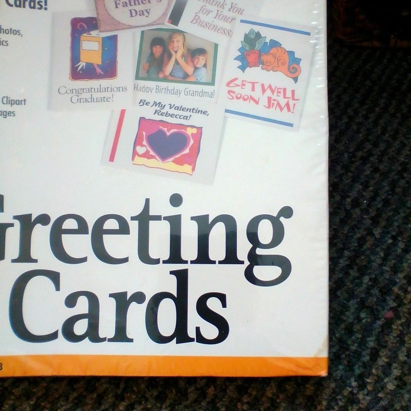 Vtg Computer Software Windows 95 Pro Venture Greeting Cards CD-ROM gallery